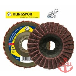 Vlaklamellenschijf vlies 125 mm RVS