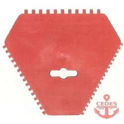 Lijmkam 3 zijden vertandingen