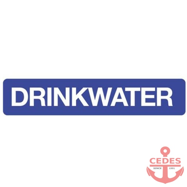 Sticker drinkwater