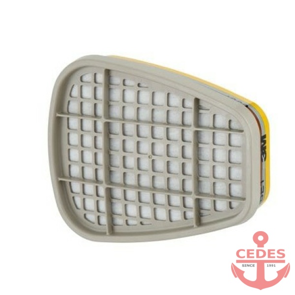 Gas-en dampfilter 6057 ABE1 3M (2stuks)