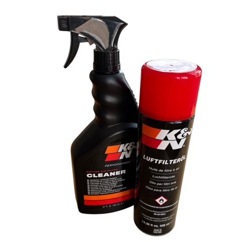 Reinigingsset K&N olie + reiniger 500ml